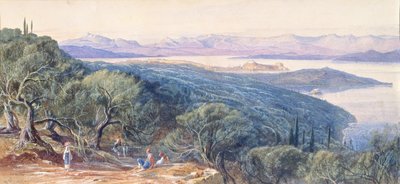 Corfù, XIX secolo da Edward Lear